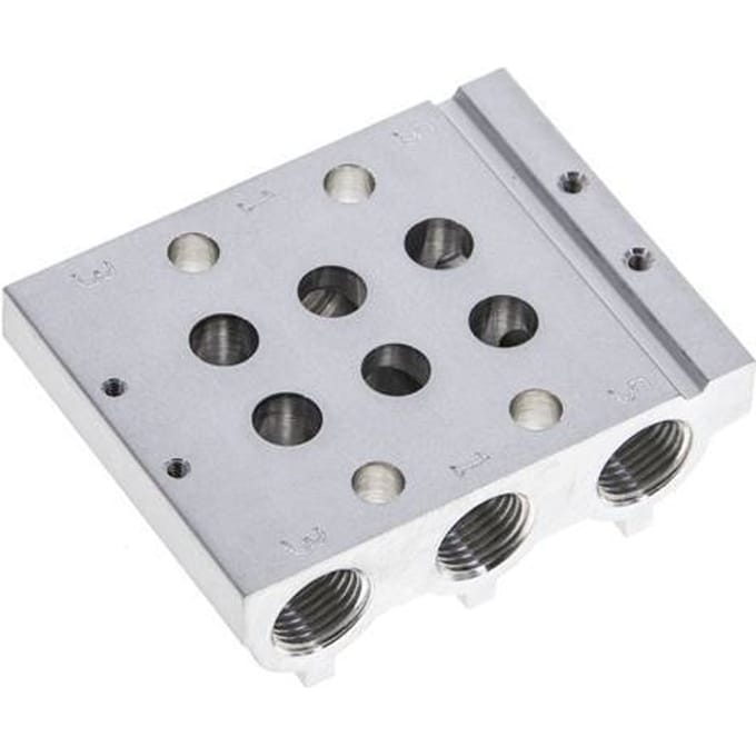 G1/8'' Manifold 2-Stations Festo 566558 VABM-L1-10S-G18-2