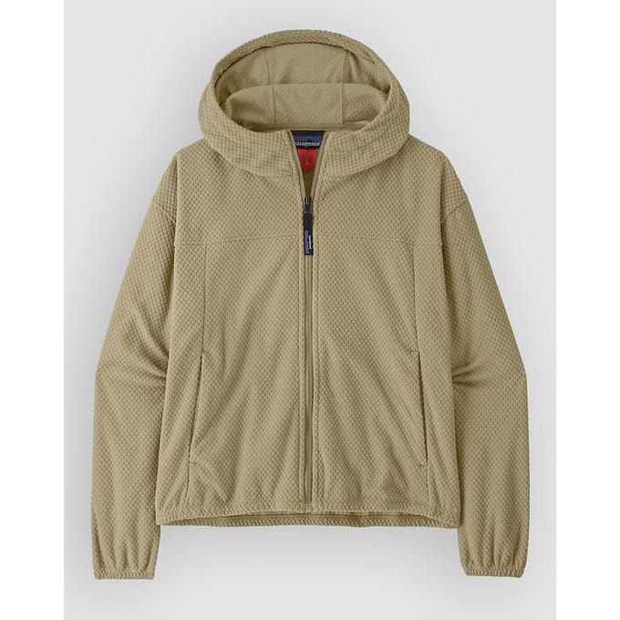 Geverfde fleece met capuchon en rits dames Patagonia