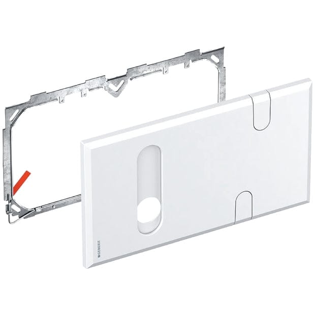 Geberit cover plate for washbasin taps with concealed function box, concealed odor trap 116.426.11.1