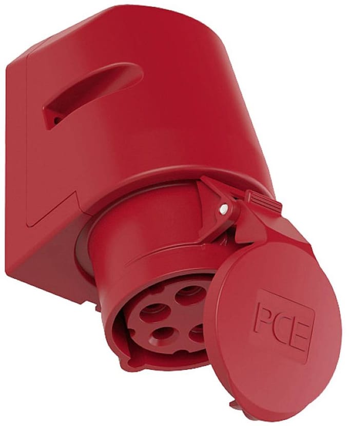 PCE 115-6R CEE-wandcontactdoos 16 A 5-polig 400 V 1 stuk(s)