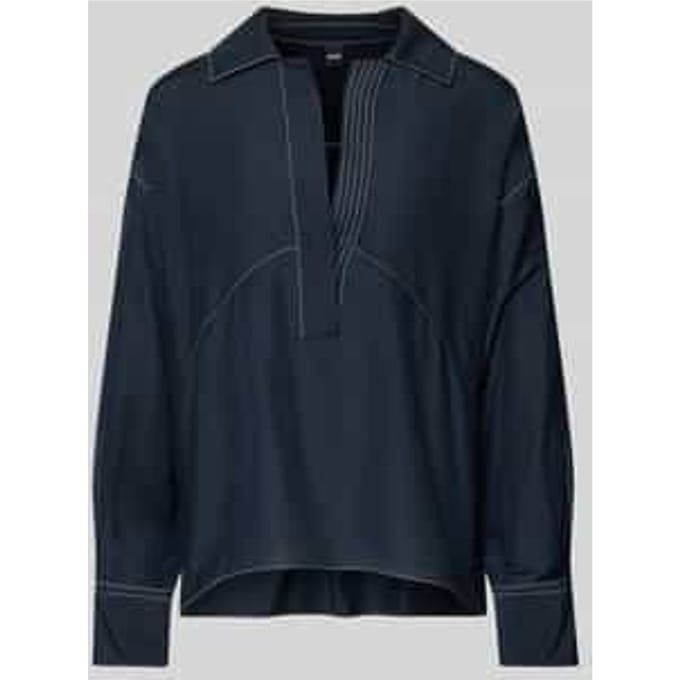 Loose fit blouse met zijdegehalte Model 'BRIZZY'