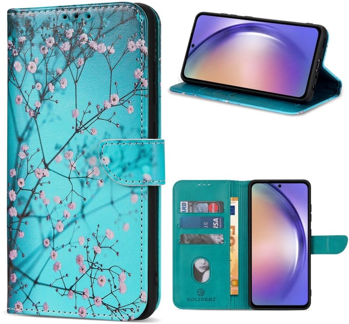 Solidenz hoesje - Geschikt voor Samsung Galaxy A55 - Bookcase - Sierkers