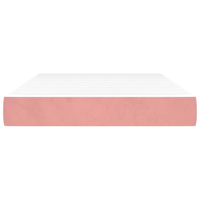 vidaXL - Pocketveringmatras - 120 - x - 220 - x - 20 - cm - Roze