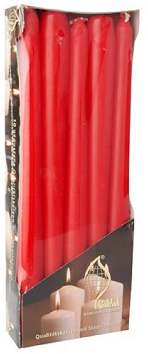 FLAVOUR kandelaarskaarsen crème 20mm - 10 stuks