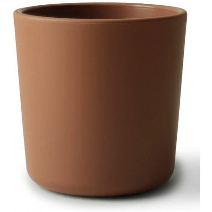 Siliconen drinkbeker - Mushie - BPA vrij - Caramel - set 2