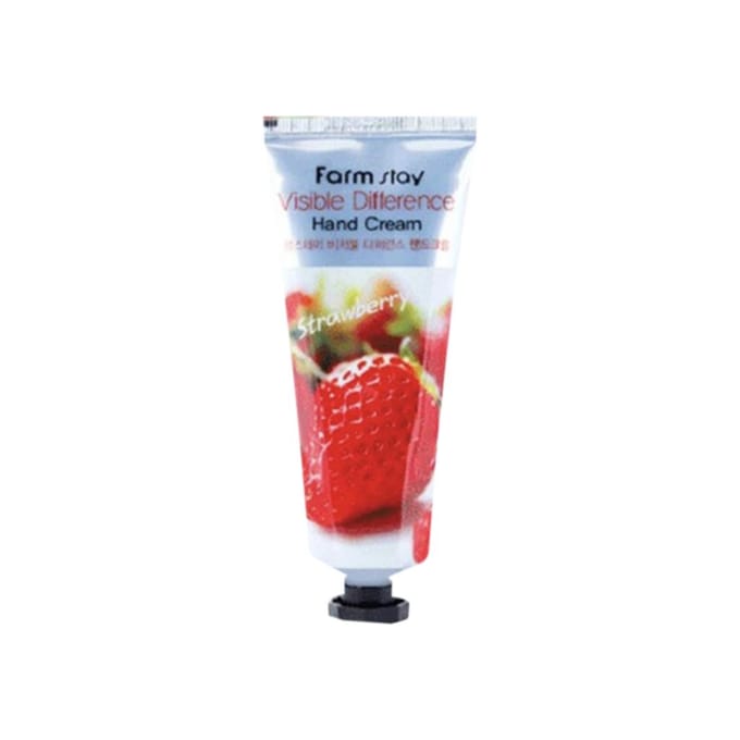FARM STAY Différence Visible Crème Mains Fraise 100g (3 Options) 1pcs gray