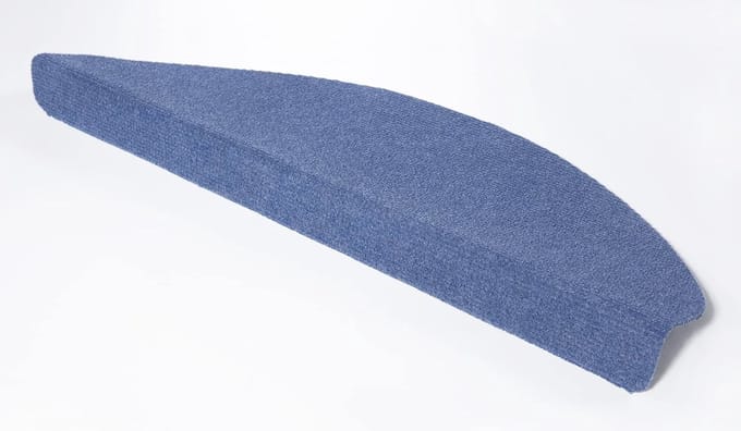 Trapmatten set voor binnen - zelfklevend - 15 stuks - blauw - 23 x 65 cm