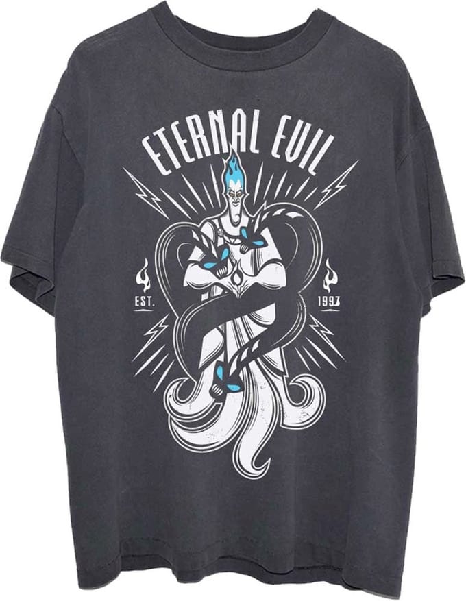 Disney Hercules - Hades Eternal Evil Unisex T-shirt - M - Zwart