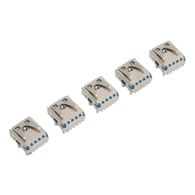 5 stuks Game Console USB Oplaadpoort Metaal Vervanging Console USB Oplaadsocket Poort voor PS5 beige