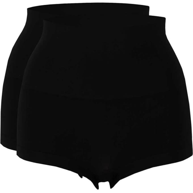 Sarlini Dames Corrigerende Hipster Naadloos 2-Pack Zwart - Maat S