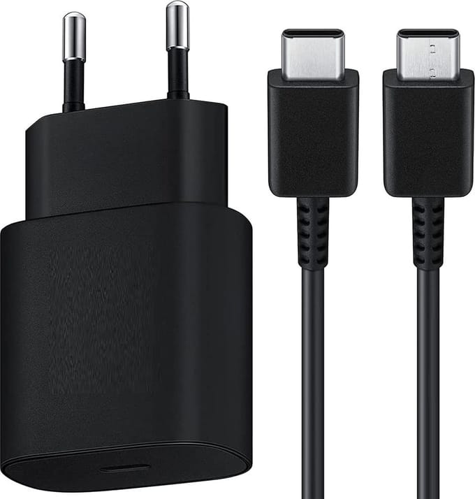 25w Snellader + usb-C naar usb-C Kabel - 1 Meter - PPS Oplader - Super Fast Charge - Usb-C Adapter voor Fold 3,4,5 en Flip 3,4,5