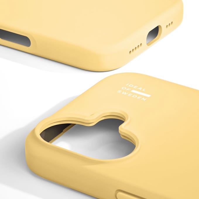 iDeal of Sweden Silicone Case geschikt voor Apple iPhone 16 - Soft Lemon