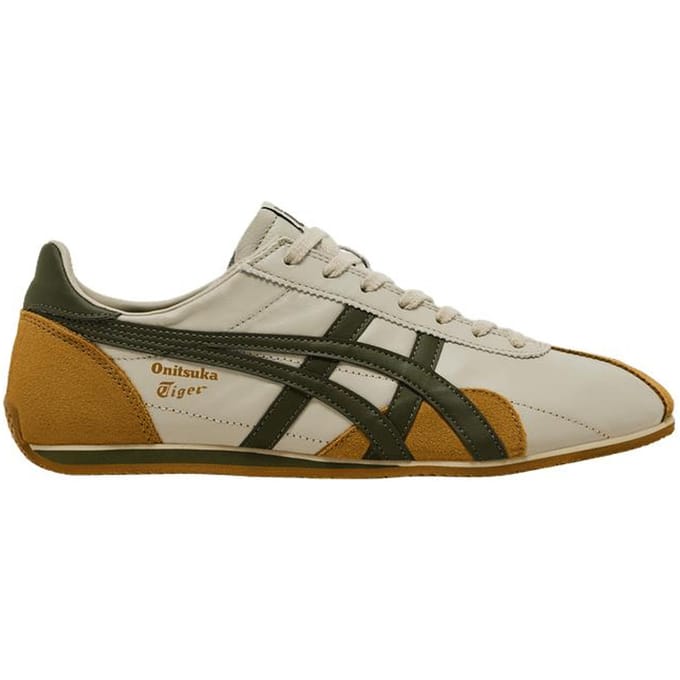 Onitsuka Tiger Runspark 'Beige Olijfgroen Mosterdgeel' 37 beige