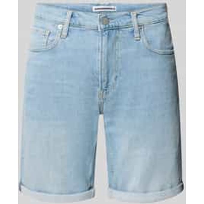 slim fit korte jeans van katoenmix model 'NAAILO'