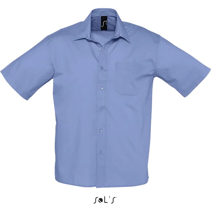 SOL'S Popeline-Shirt Bristol Short Sleeve L622 - Middle Blue - L