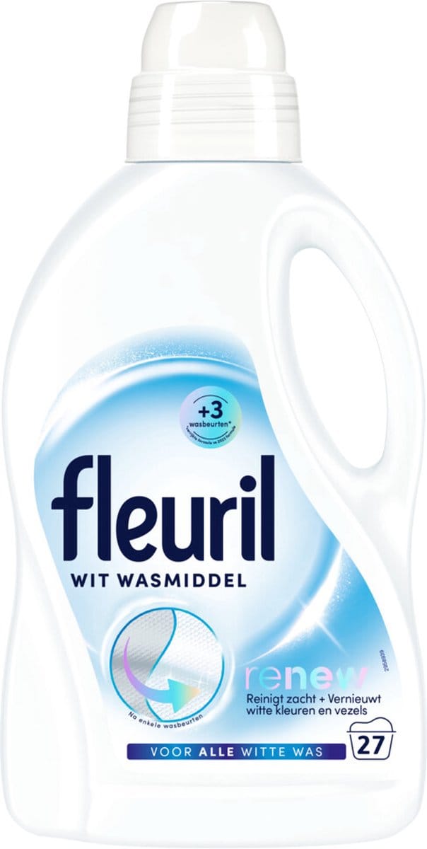 Fleuril Vloeibaar Wasmiddel Renew Witte Was 27 Wasbeurten 1,35 liter