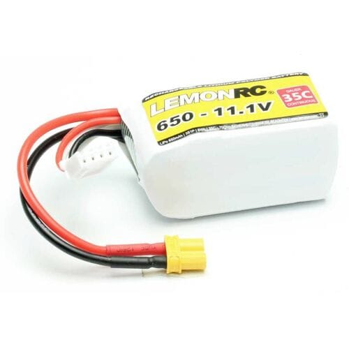 LemonRC LiPo accupack 11.1 V 650 mAh Aantal cellen: 3 35 C Softcase XT30