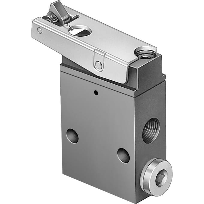Festo 3/2 NC Monostabiele Schakelaarklep G1/8 146L/Min - 2186