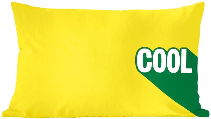 Sierkussens - Kussentjes Woonkamer - 50x30 cm - Cool - Geel - Groen