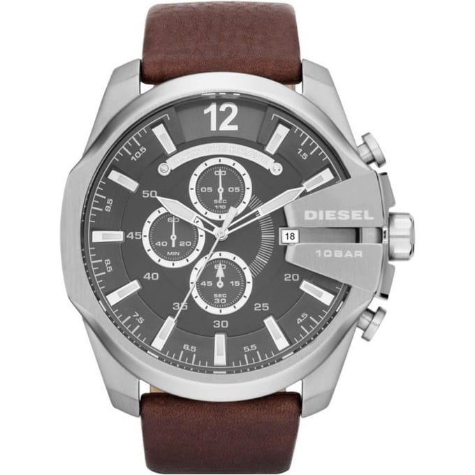 Diesel Chief DZ4290 Herenhorloge 51 mm - Bruin