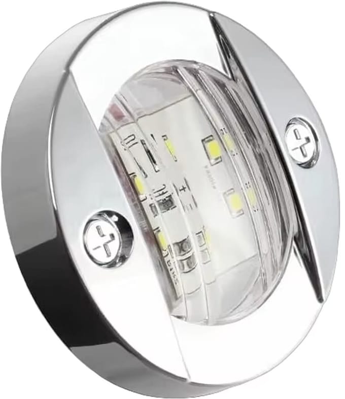 ProRide LED Boot Verlichting 2.2W 12V - Ø75mm - Dekverlichting - Y-S44 - Wit - Per stuk