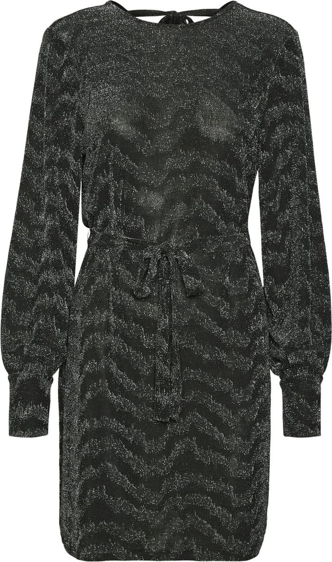 VERO MODA - VMLUCY LS GLITTER BOW DRESS JRS - Dames - Mini jurken