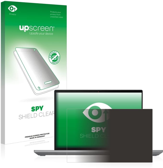 upscreen - privacy screenprotector voor Lenovo ThinkPad P14s Gen 3 - Folie Beschermfolie Blauwlichtfilter