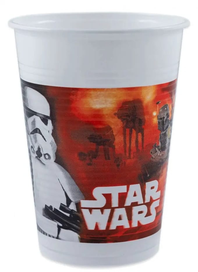 STAR WARS DARK SIDE - Plastic Cups 200ml