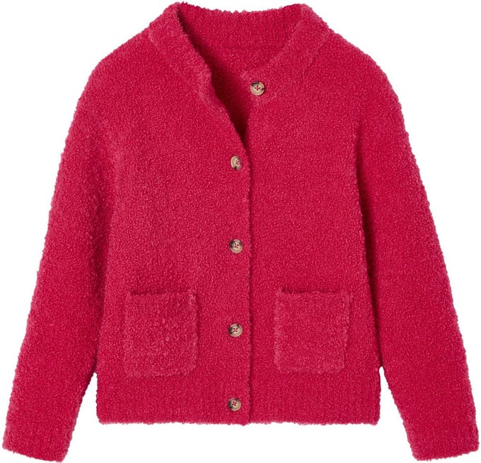 Vertbaudet Vestje van bouclé voor meisjes