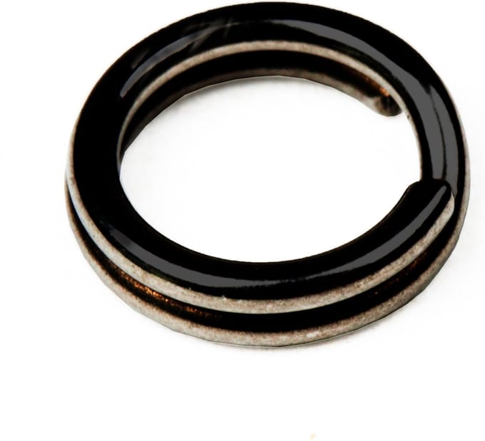 Spro Split Ring | Matt Black | Maat 8