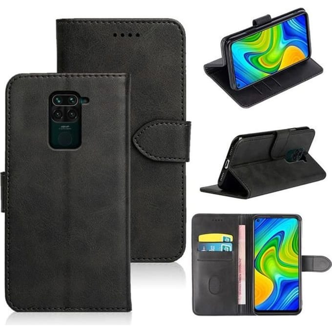 Hoesje - RASENA - Xiaomi Redmi Note 9 - PU Leer - Flexibel - Magneet