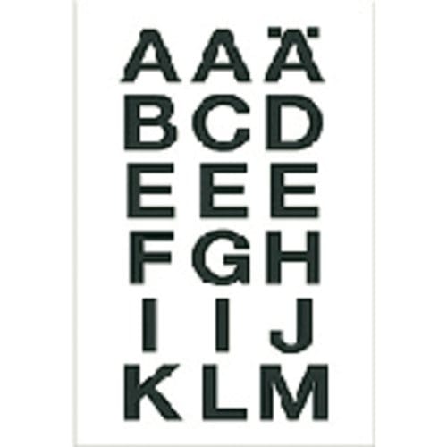 Huismerk Herma 4135 Etiket met letters A-Z 20mm Transparant