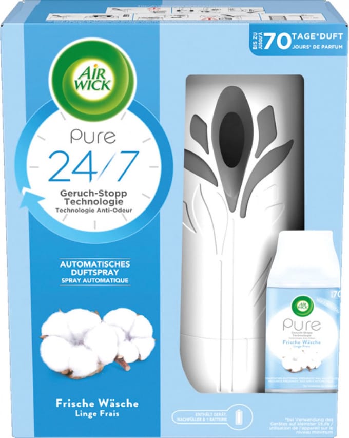 Air Wick - Luchtverfrisser - Starterset - Freshmatic Max - Zachtheid Van Katoen - 250ml