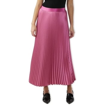 Lange rokken Y.a.s YAS Noos Celine Skirt - Raspberry Rose