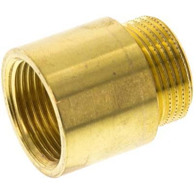 G 3/4'' F/M Messing Verlengstuk DIN 3523 - 25 mm