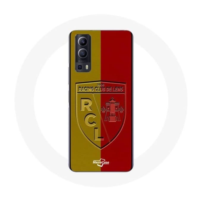 Vivo Y72 case rcl lens Logo gele en rode achtergrond