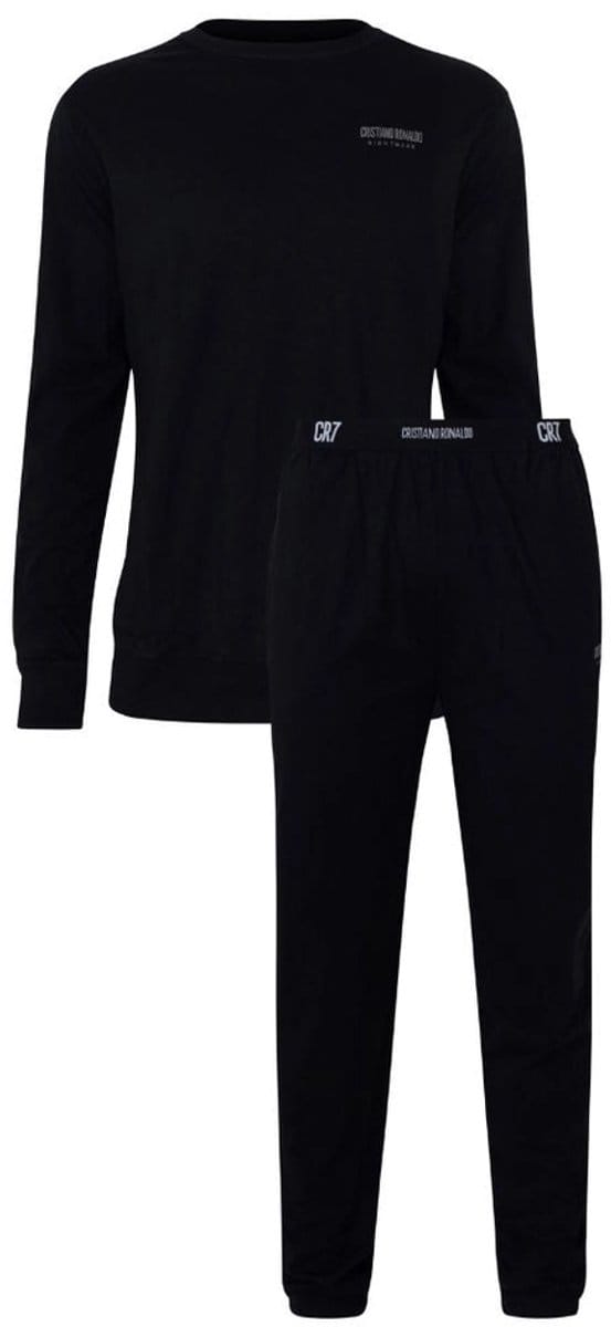 CR7 Lange Heren Pyjama in Geschenkdoos – Zwart