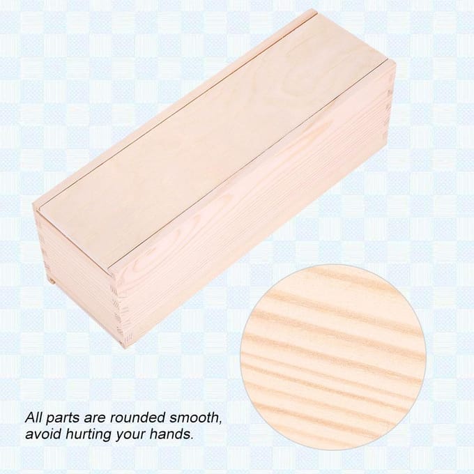 Rechthoekige Siliconen Voering DIY Zeepvorm Houten Doos Maken Bak Toast Vorm white