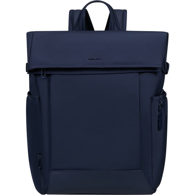 Samsonite Laptop rolltop backpack - rugzak Essentis 15,6 inch - Rugzak - 30,5 l - navy blue