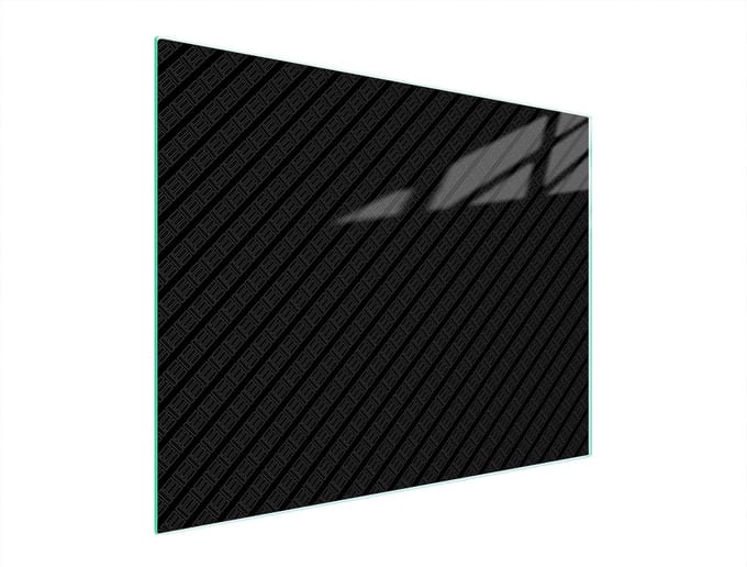 TMK ArtDeko - Snijplank - Zwart - Glas - 52x40 cm