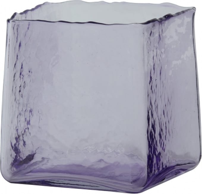 Light & Living Sfeerlicht Iduna - Glas - Paars - 12x13x12 cm (BxHxD)
