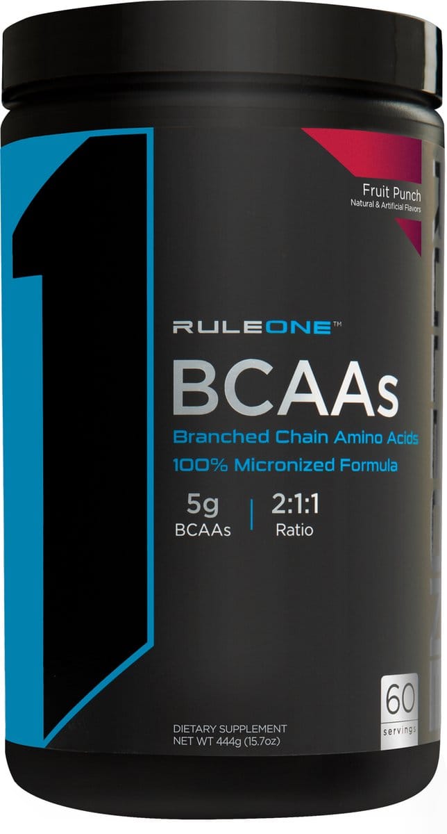 Rule1 R1 BCAA (60serv) Fruit Punch - Aminozuren - BCAA