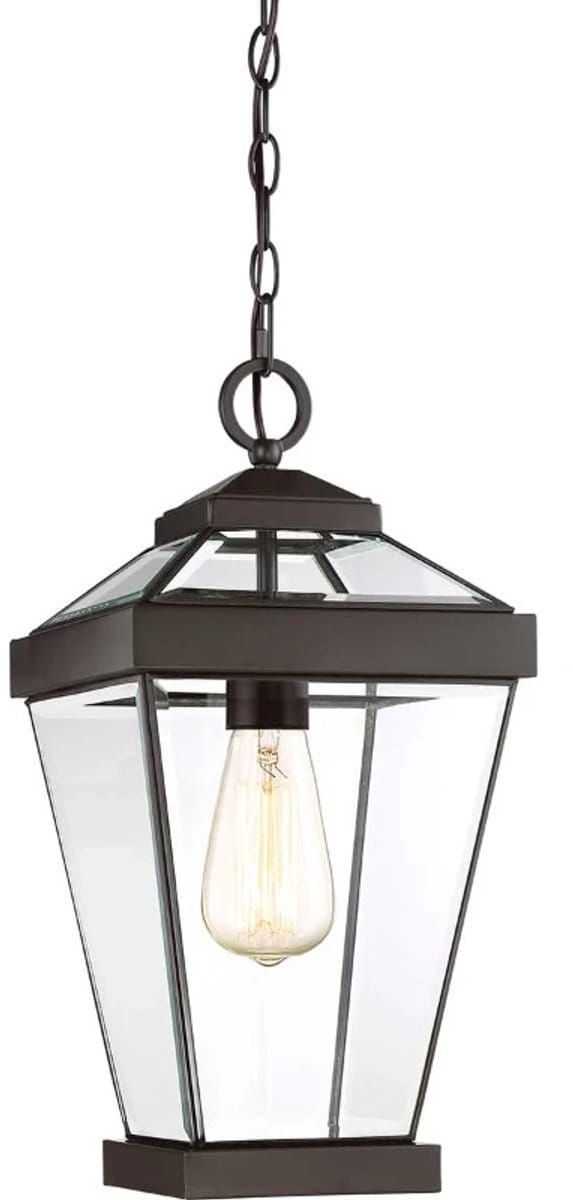 Quoizel LED Buiten Hanglamp Ravine | 1X E27 Max 60W | Dimbaar | Western Bronze