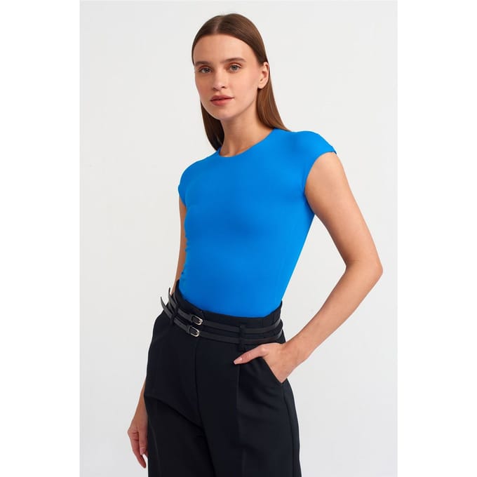 Dames Slim Fit Crew Neck T-Shirt