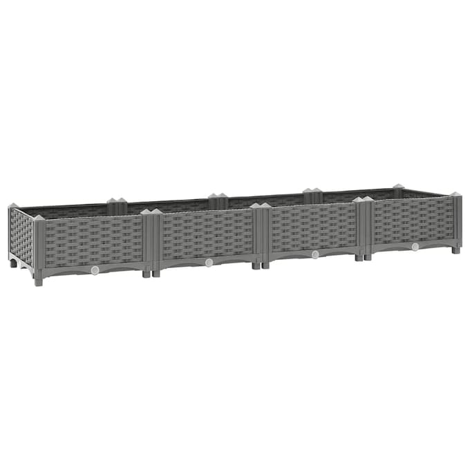 vidaXL - Plantenbak - verhoogd - 160x40x23 - cm - polypropeen