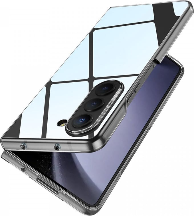 ESR Classical Clear Case Hoesje Geschikt voor Samsung Galaxy Z Fold 5 - Back Cover Transparant