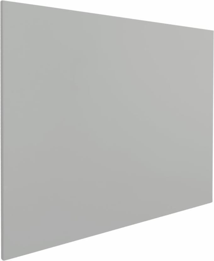 IVOL Whiteboard zonder rand 60x90 cm Grijs - Magnetisch - Frameless