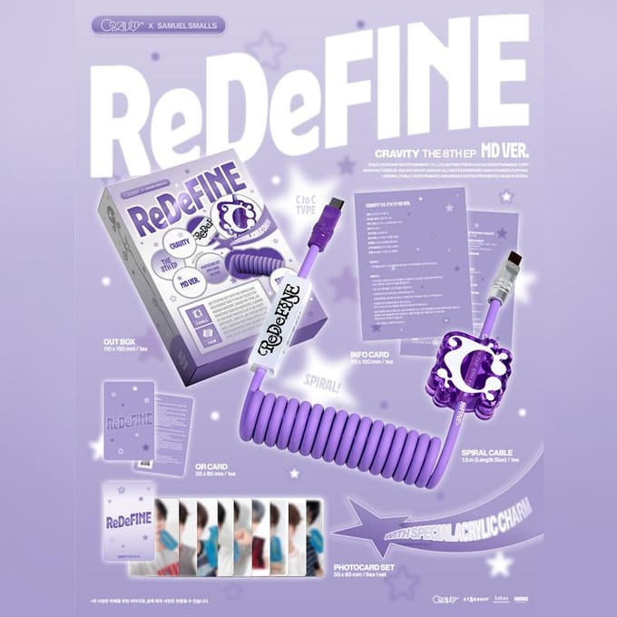 [PRÉCOMMANDE] CRAVITY – 8ème EP ReDeFINE (Version MD) 1pcs white