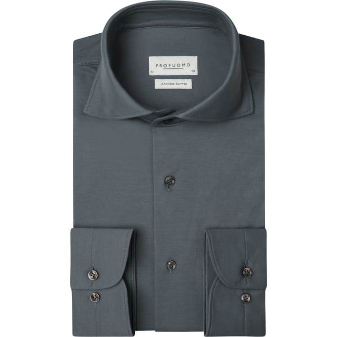 Profuomo Ppxh100320 Lange Mouw Overhemden Blauw Ppxh100320