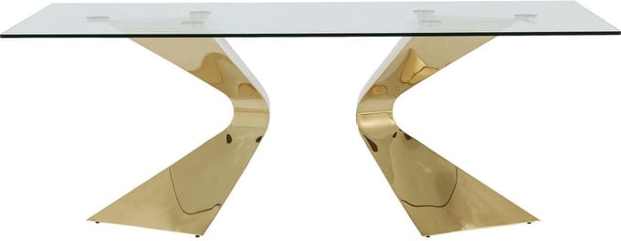 Kare Eettafel Gloria Gold